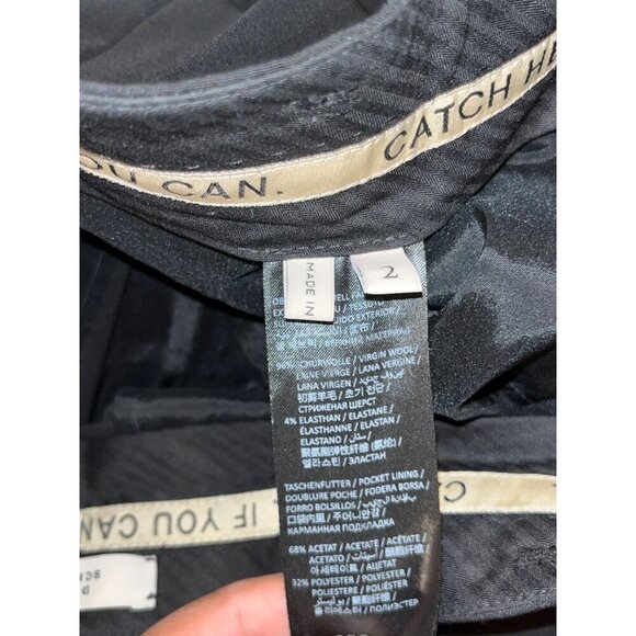 Dorothee Schumacher Tailored Trousers High-Waist Front Pleats Women's Size 2 - Picture 9 of 10